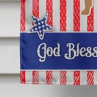 Vista 818 de Caroline's Treasures BB4243GF Bandera de jardín con texto en inglés «Merry Christmas» con texto en inglés «Merry Christmas», bandera decorativa