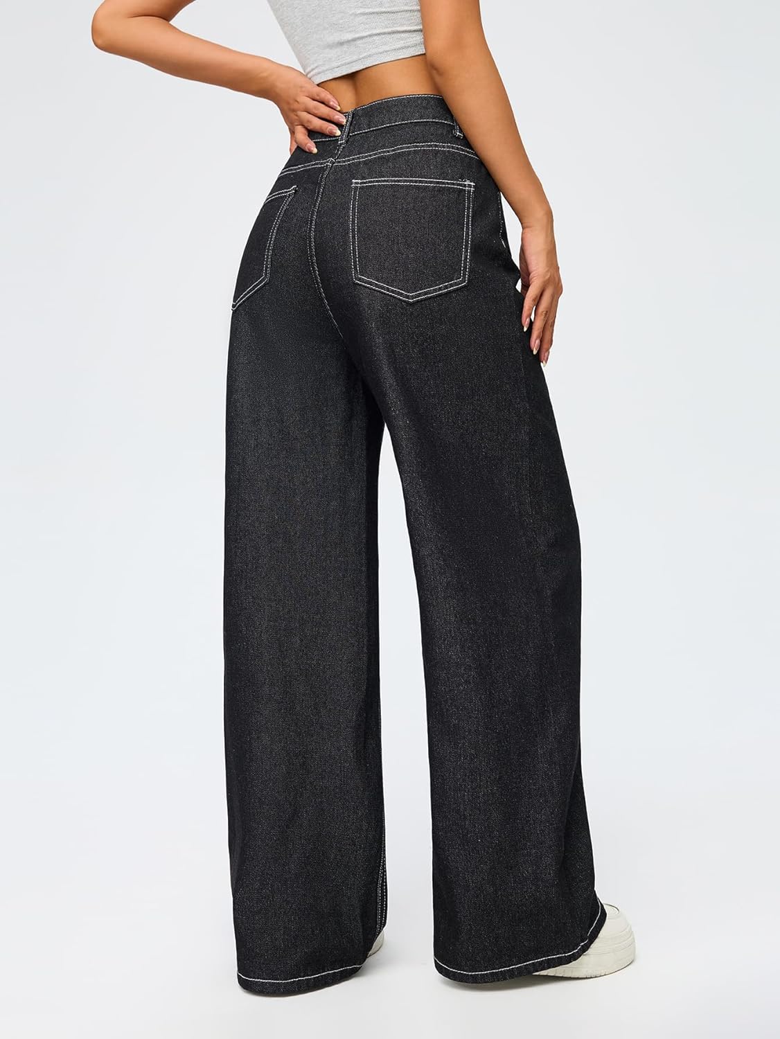 Baggy Jeans for Women Wide Leg Denim Pants Fashion Loose Fit Y2k Relaxed Streetwear - Image 4