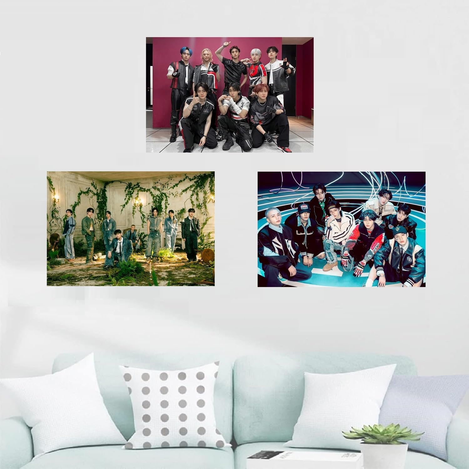 MeiYiYou 8PCS Stray-k Posters,2025-2026 Stray-k Album Poster Wall Painting Photos Art for Birthday Party Decoration(Purple) - Image 3