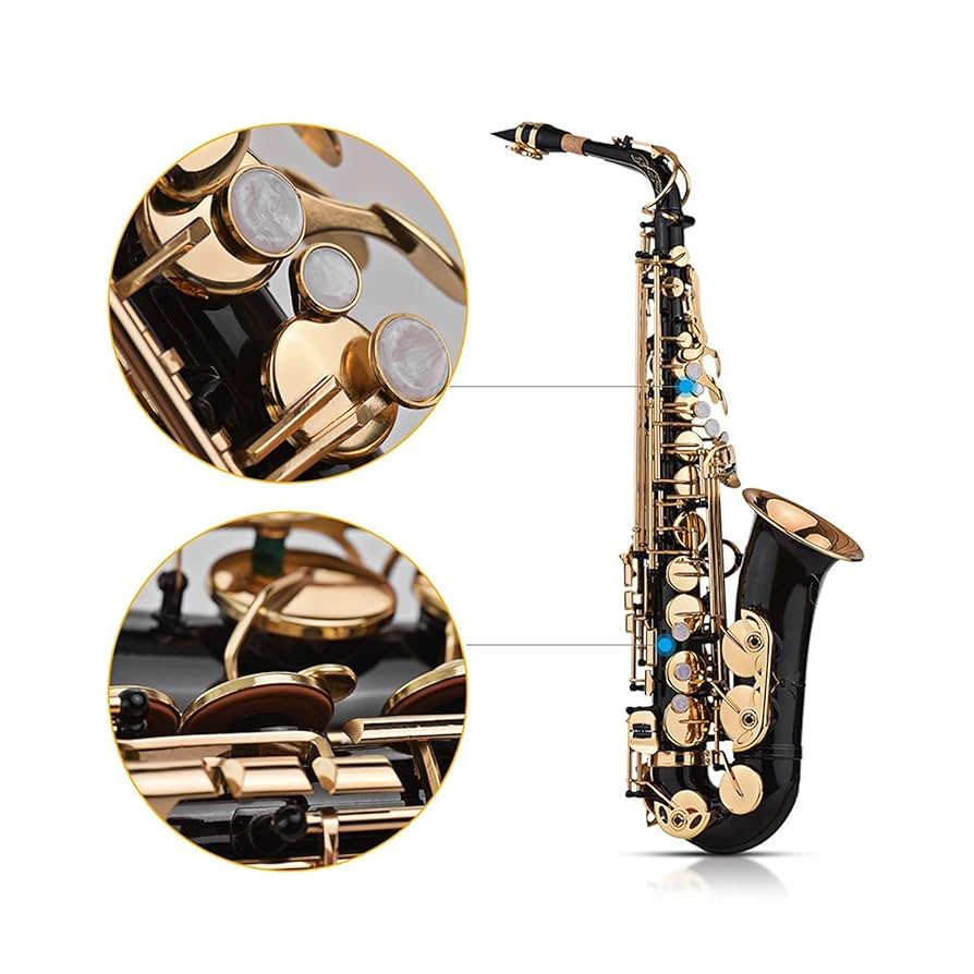 Amazon.com - EB Alto Saxophone Sax Brass Lacquered Gold 82Z