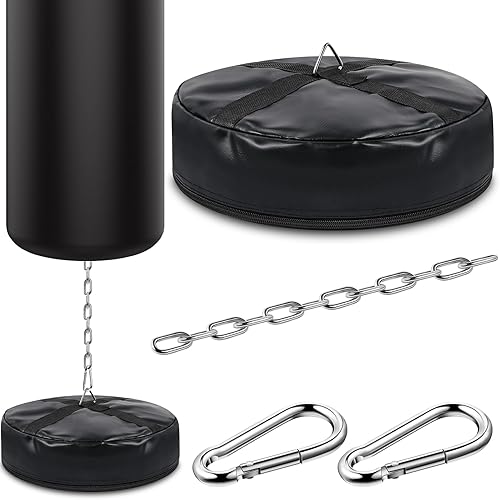 Ancla de bolsa de doble extremo (sin relleno) Anclaje de piso pesado 3 en 1 PU doble saco de boxeo soporte herramienta de entrenamiento de núcleo