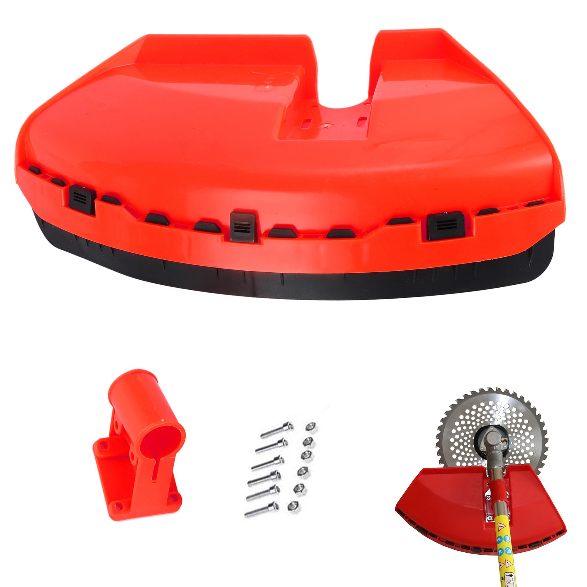 Desbrozadora de Protección,Protector de Desbrozadora,Protector De Plástico para Recortadora,Accesorios de Protección de Corte,Universal para Accesorios De Recortadora De Césped