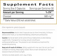 Vista 2 de Integrative Therapeutics Carbón activado - Suplemento para la salud digestiva e intestinal* - Soporte gastrointestinal* - Sin gluten y sin lácteos