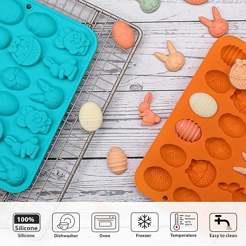 Miniatura 7 de Webake Molde de silicona cruzada para fondant, decoración de pasteles, decoración de cupcakes, molde de pasta de goma de mascar de chocolate