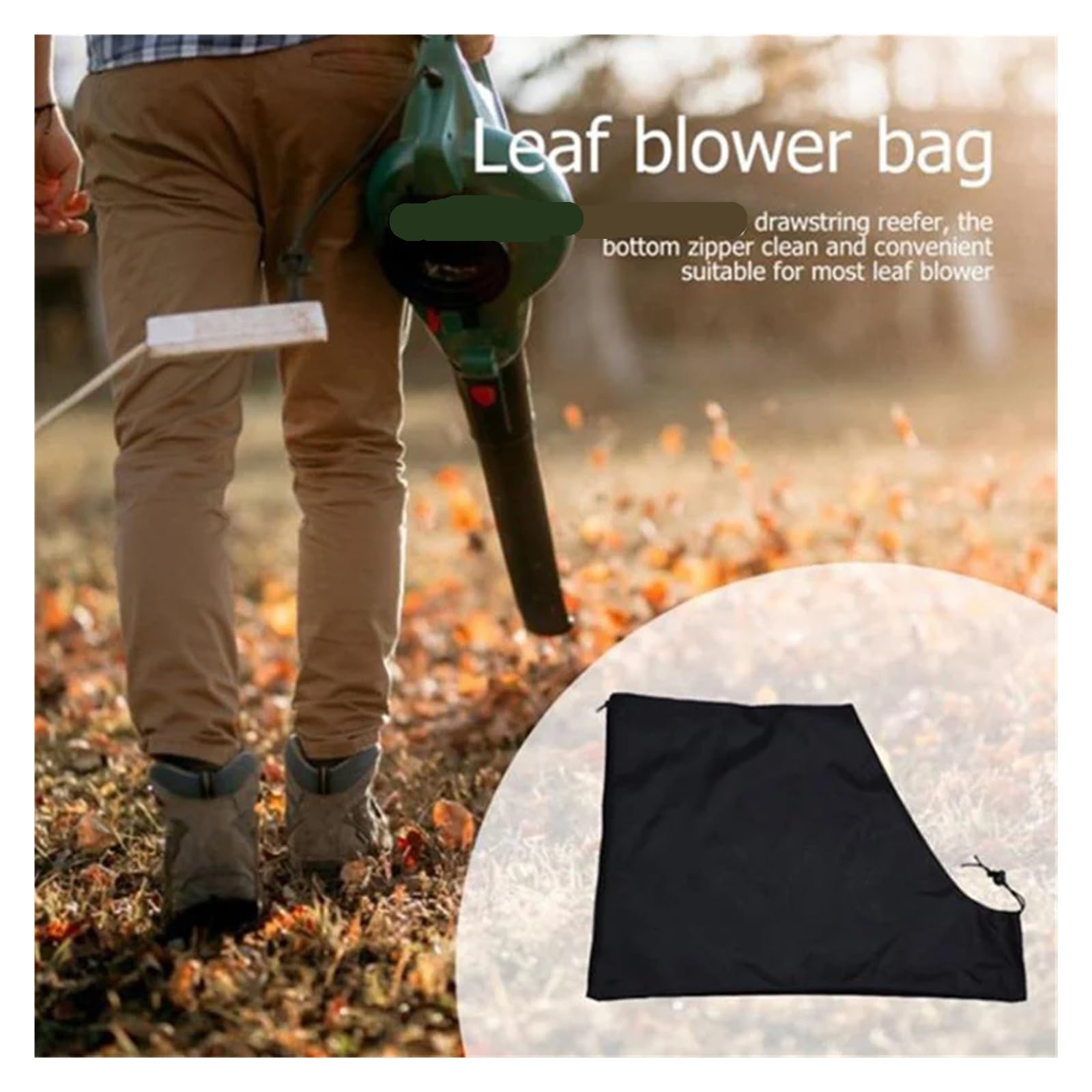 Bolsa Soplador De Hojas Bolsa de soplador de hojas universal con descarga ajustable, accesorio for herramientas de jardinería Bolsa Para Soplador De Hojas(3PCS)