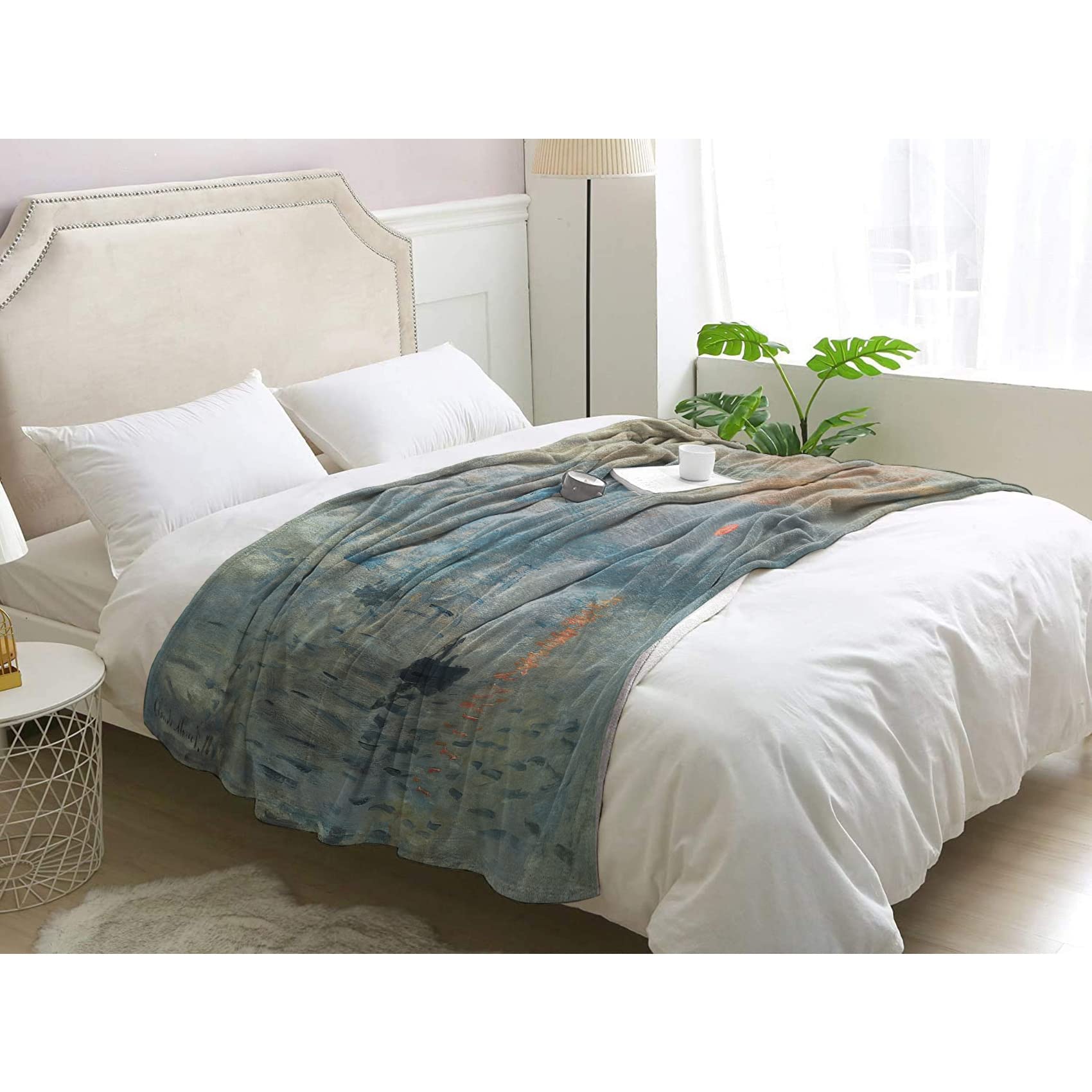 Plaid Canape Hiver BUKITA Couverture Polaire Chaude Contre le Froid