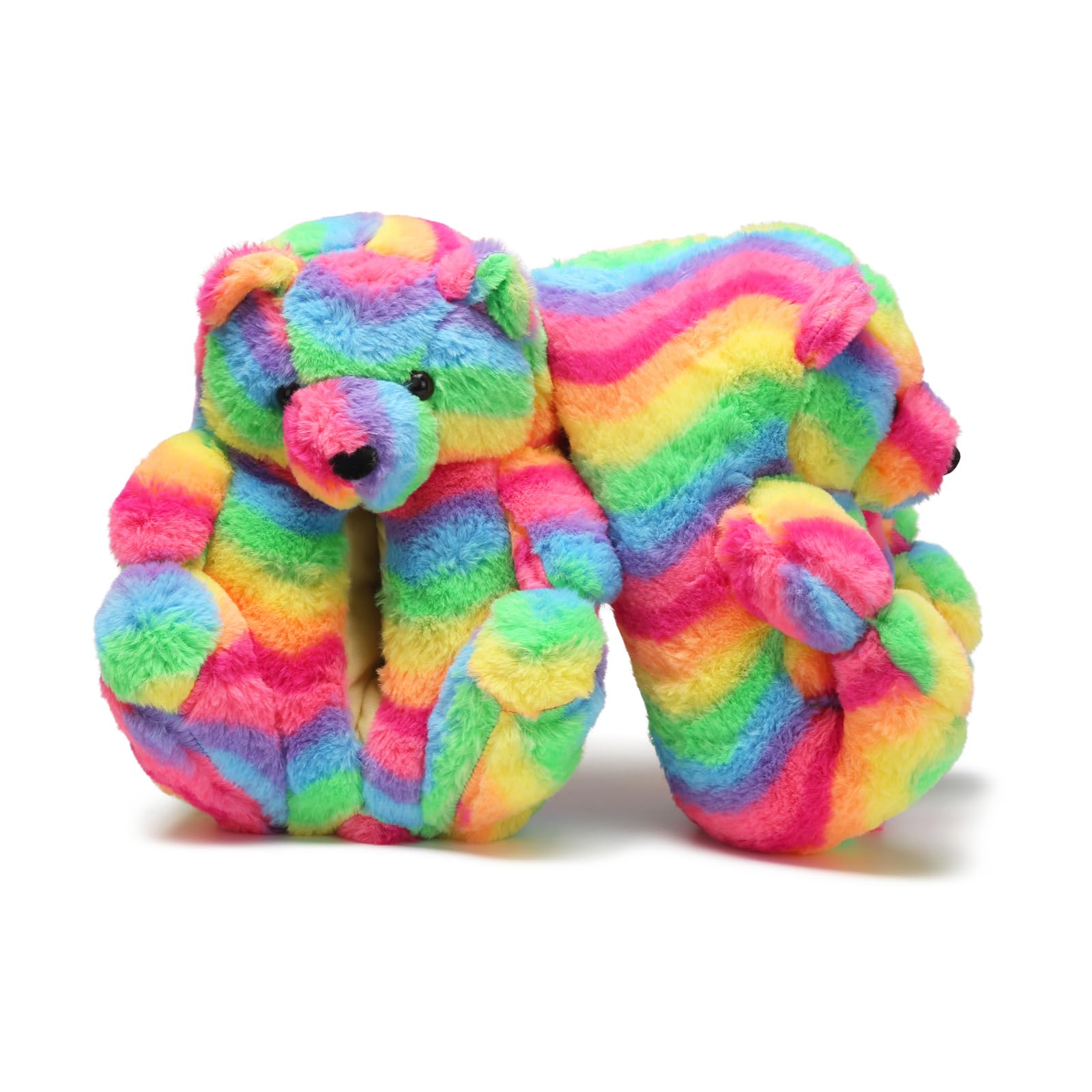 Teddy Bears Slippers For Women Fluffy Shoe Cute House Animal Slippers Fuzzy Cartoon Character Mama Bear Sneaker Slippers Christmas Valentine Birthday Gifts