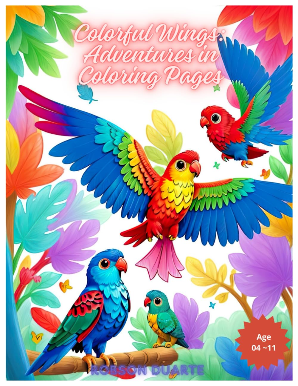 Colorful Wings:: Adventures in Coloring Pages