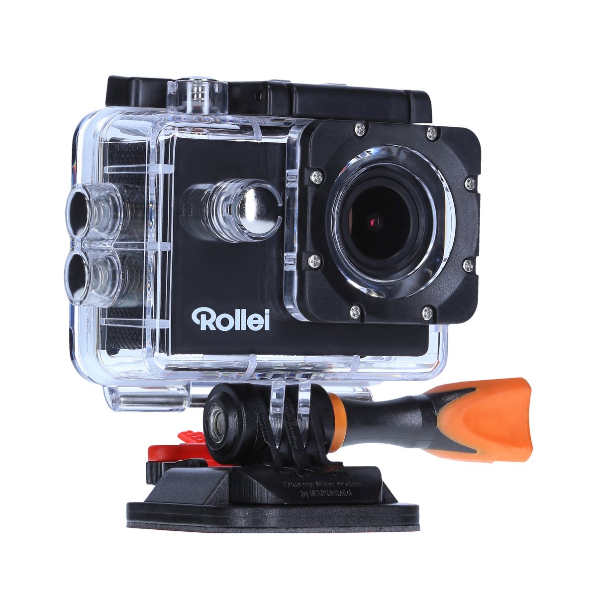 Rollei Actioncam 525 - WiFi Action Cam (Actionkamera) mit 4k Video Auflösung, Weitwinkelobjektiv, bis 40 m wasserfest, inkl. Unterwasserschutzgehäuse und Fernbedienung - Schwarz