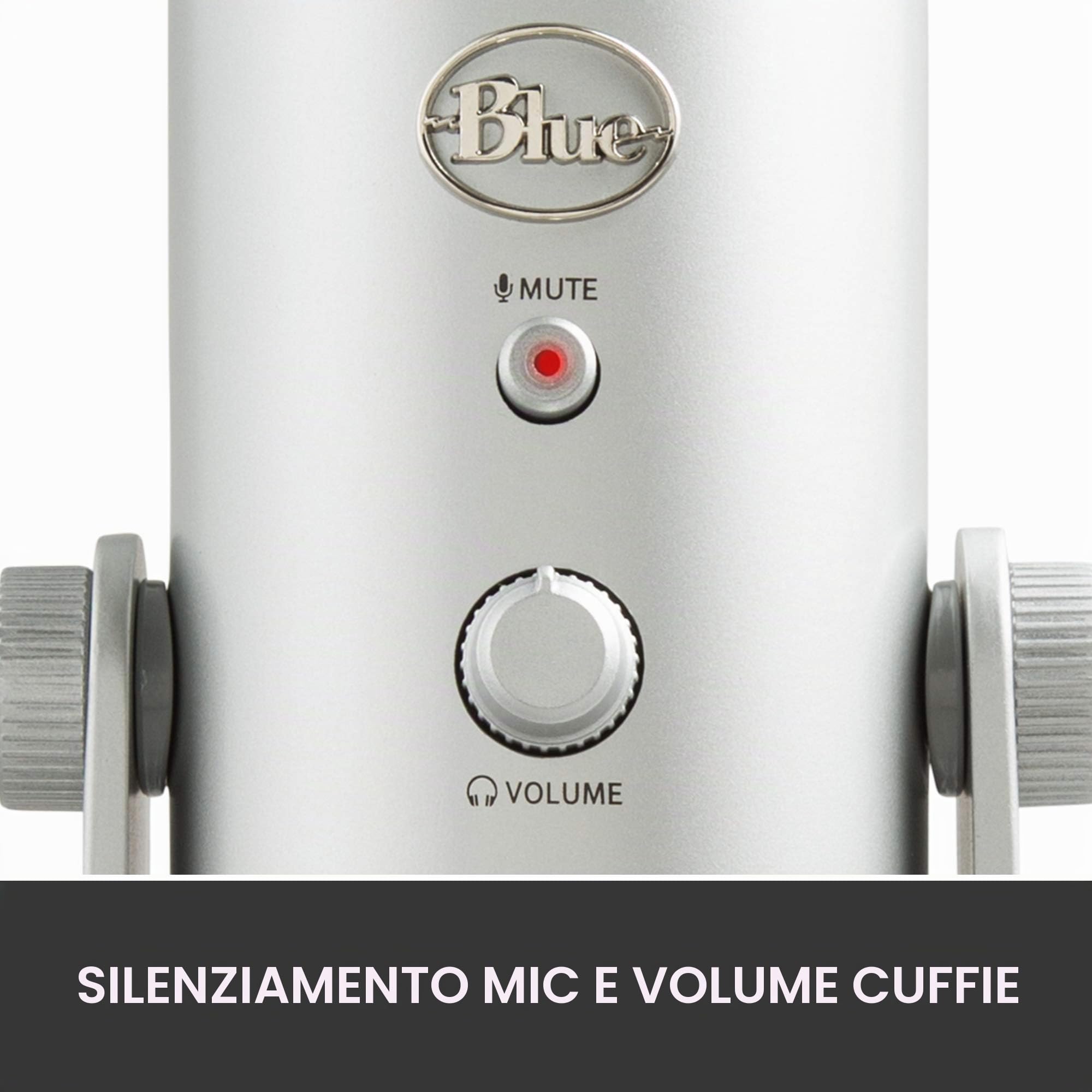 Logitech Blue Microfoni Yeti 10-Year Anniversary Edition Microfono USB Argento
