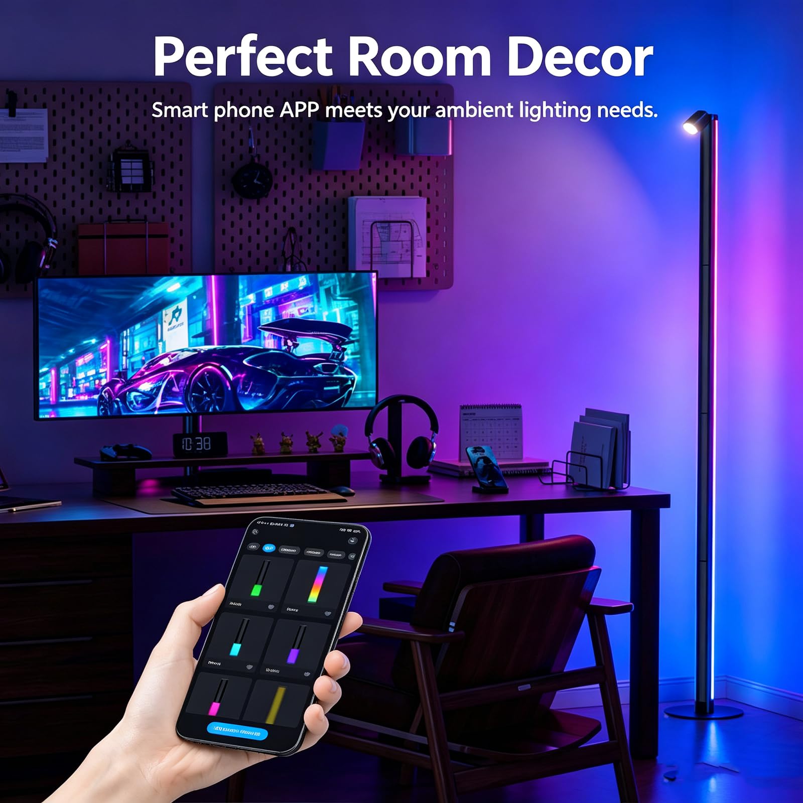 Lampada da scrivania a LED in legno magnetica staccabile | Testa della lampada magnetica rimovibile, regolazione continua touch, luce 4000K senza sfarfallio, batteria da 2600 mAh