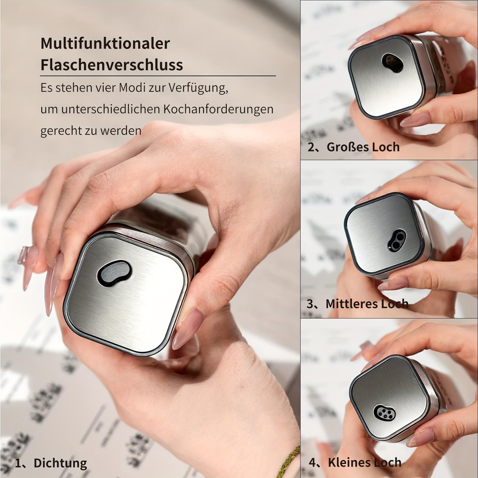 Miorkly Gewürzgläser Eckig Drehdeckel mit Regal [24 x 120ml] - Gewürzregal mit Gewürzdosen Set [Passend für alle Schubladen] Gewürz Organizer Schublade - Gewürzregal Schublade mit Gläsern