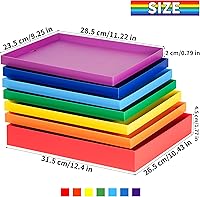 Vista 6 de Tektalk Bandejas de clasificación de rompecabezas apilables para rompecabezas de hasta 1500 piezas