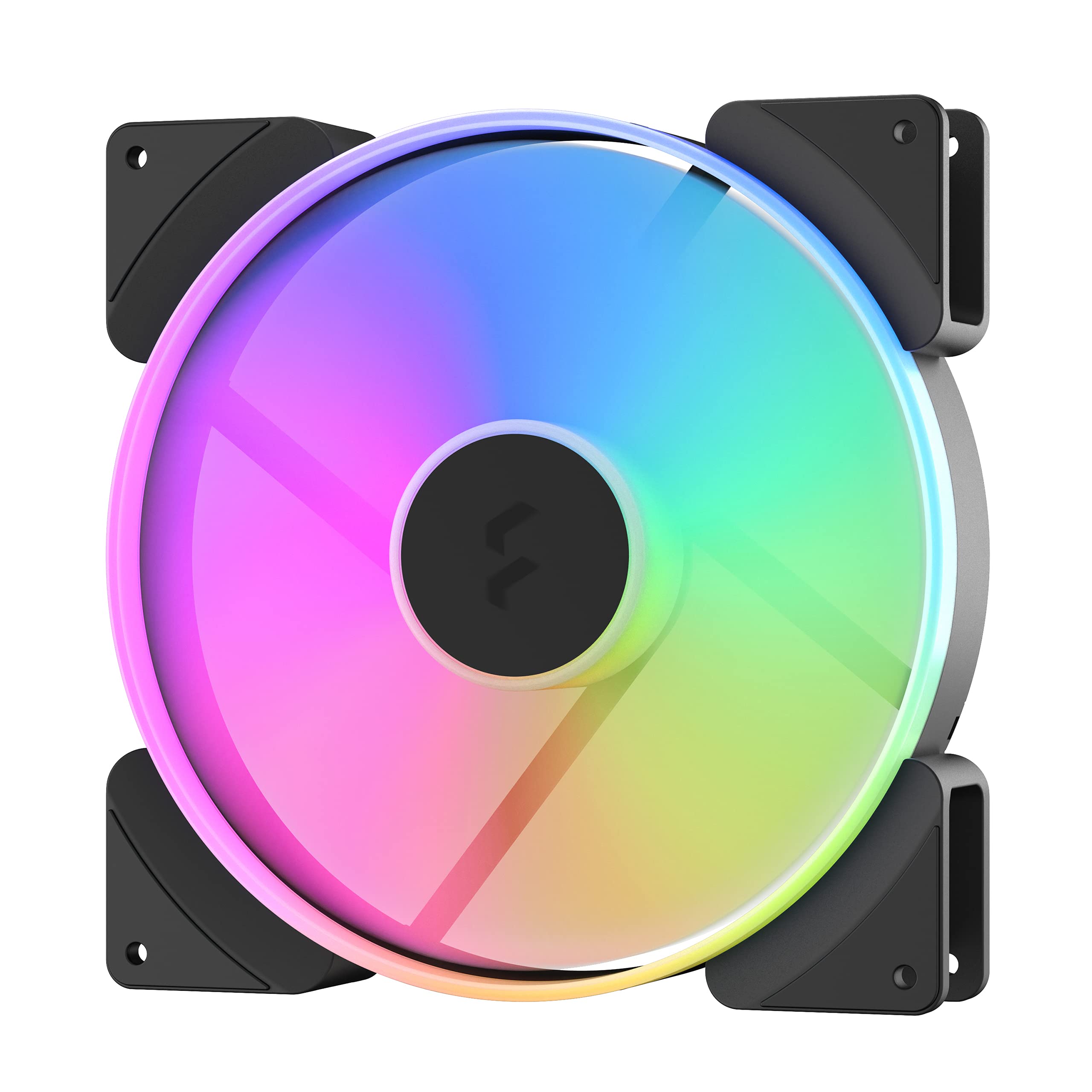 Fractal Design Prisma AL,18 PWM 180 mm Addressable RGB LED LLS Bearing Computer Case Fan