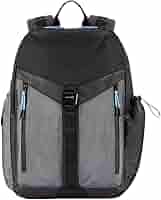 PIQUADRO ブラック レザーバックパック PIQUADRO レザーバックパック | ブラック | FARFETCH JP