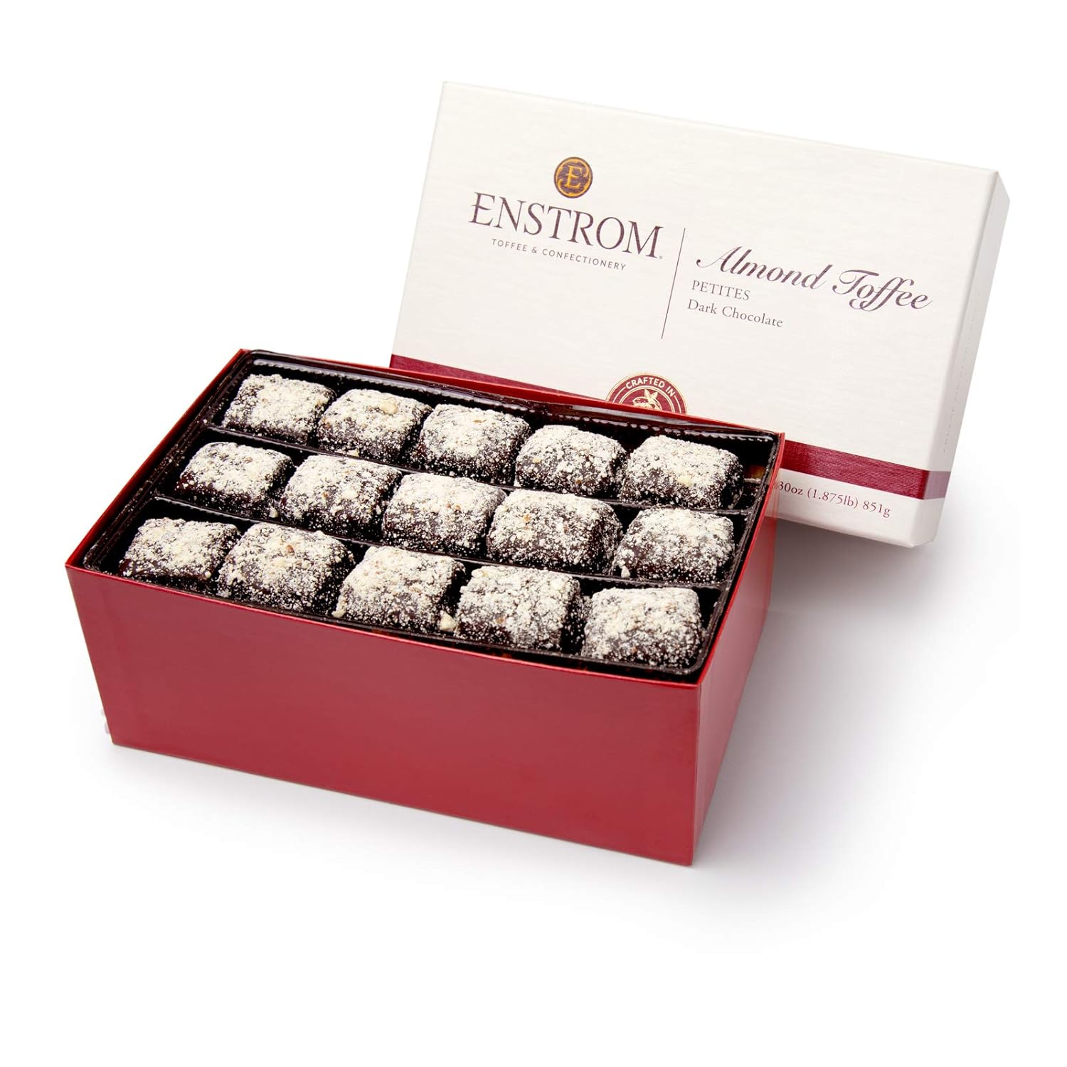 Enstrom Dark Chocolate Almond Toffee Petites 30oz box