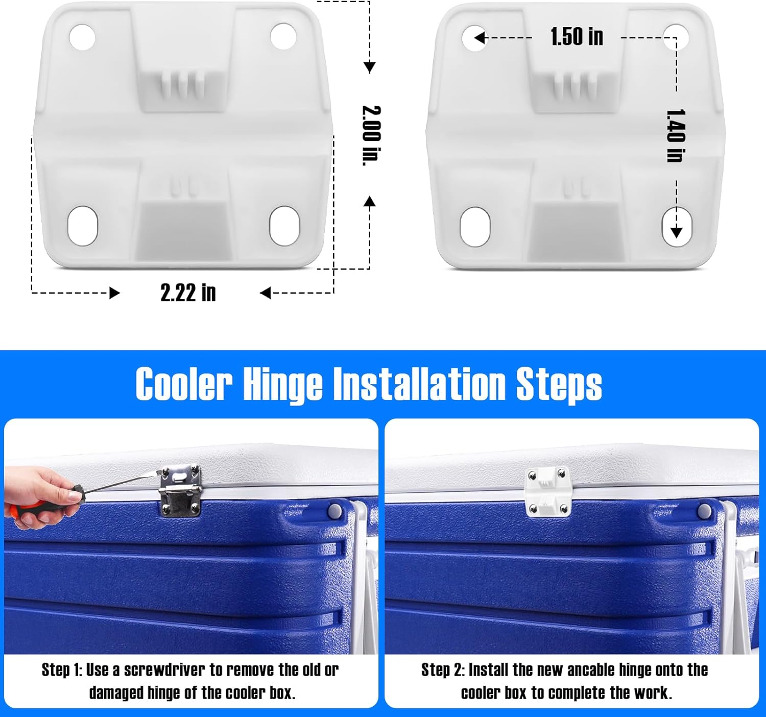 Hinges Replacement Ice Chest Hinges Thermos Cooler Hinges, Thermos Hinge,  Cooler Shield Hinge