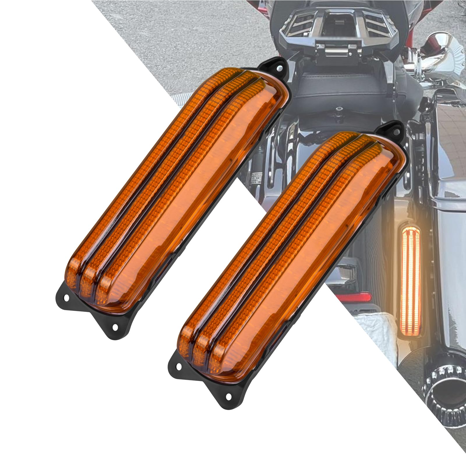 FLHXS ストリートグライド 2020 純正リアフェンダーとテールランプ