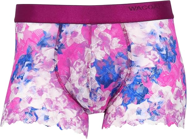WACOAL MEN(ワコールメン) ボクサーパンツ 【レースボクサー】 フロント快適グラマラス 通気性 スカラ始末(裾部分) 前閉じ レース 下着 WT3826 - 3