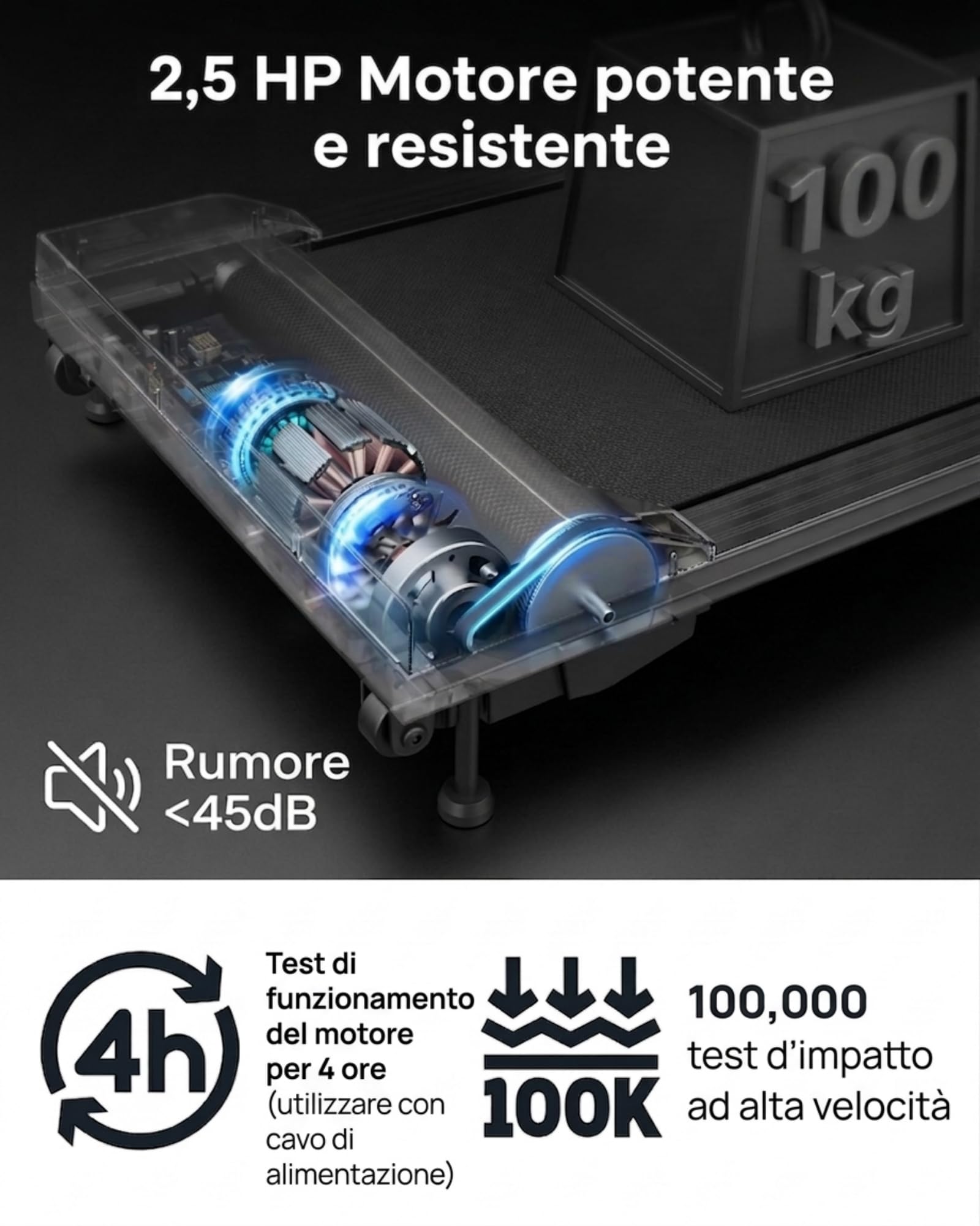 UREVO Tapis Roulant Elettrico con Inclinazione 9%, Walking Pad Sotto Scrivania Silenzioso 2.5HP, Display LED e Telecomando, Mini Tappeto da Corsa Salvaspazio con Telecomando per Casa e Ufficio
