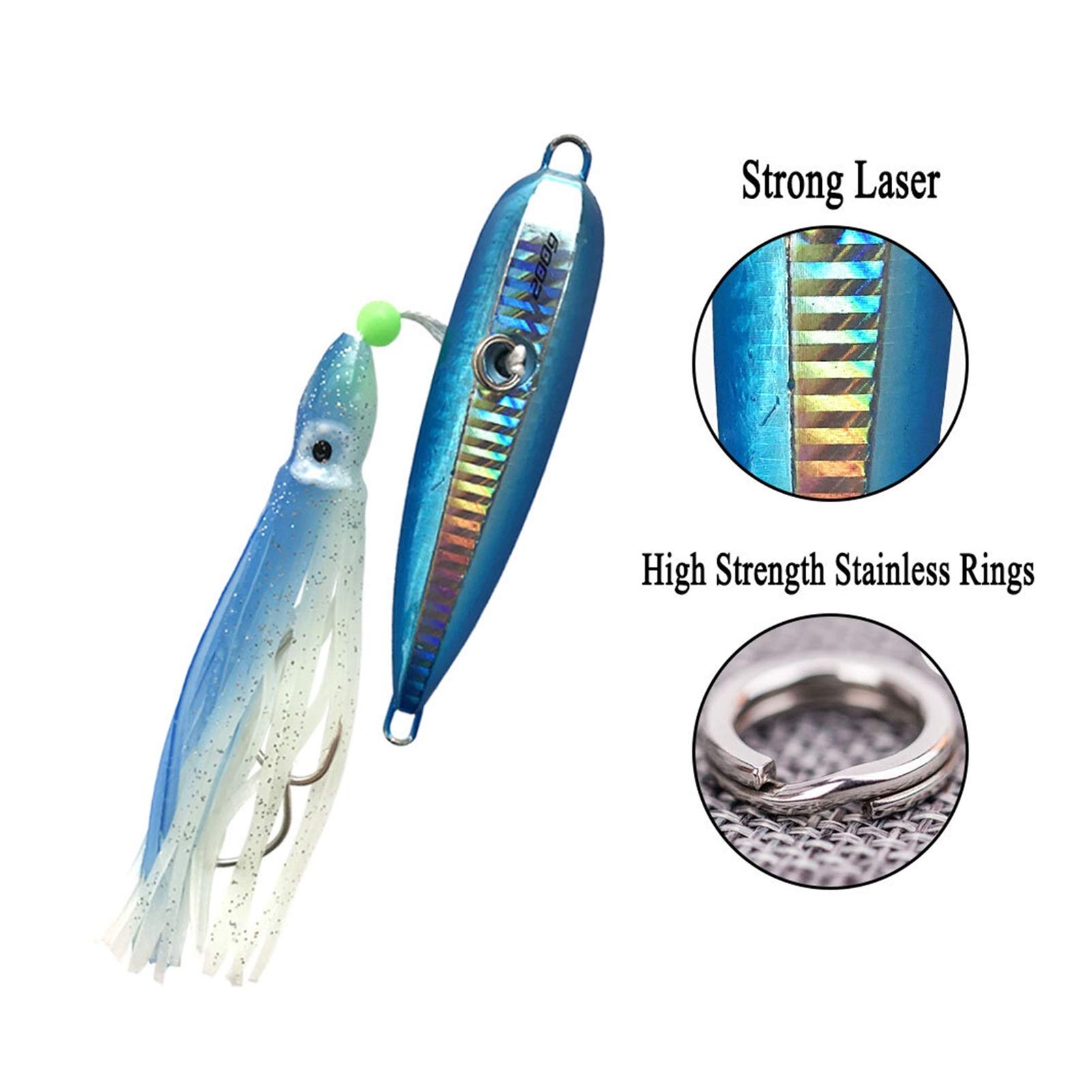 100g120g150g Metal Jig Head Octopus Skirt Giappone Kingfish Snapper Grouper Slow Jigging Fishing Lure