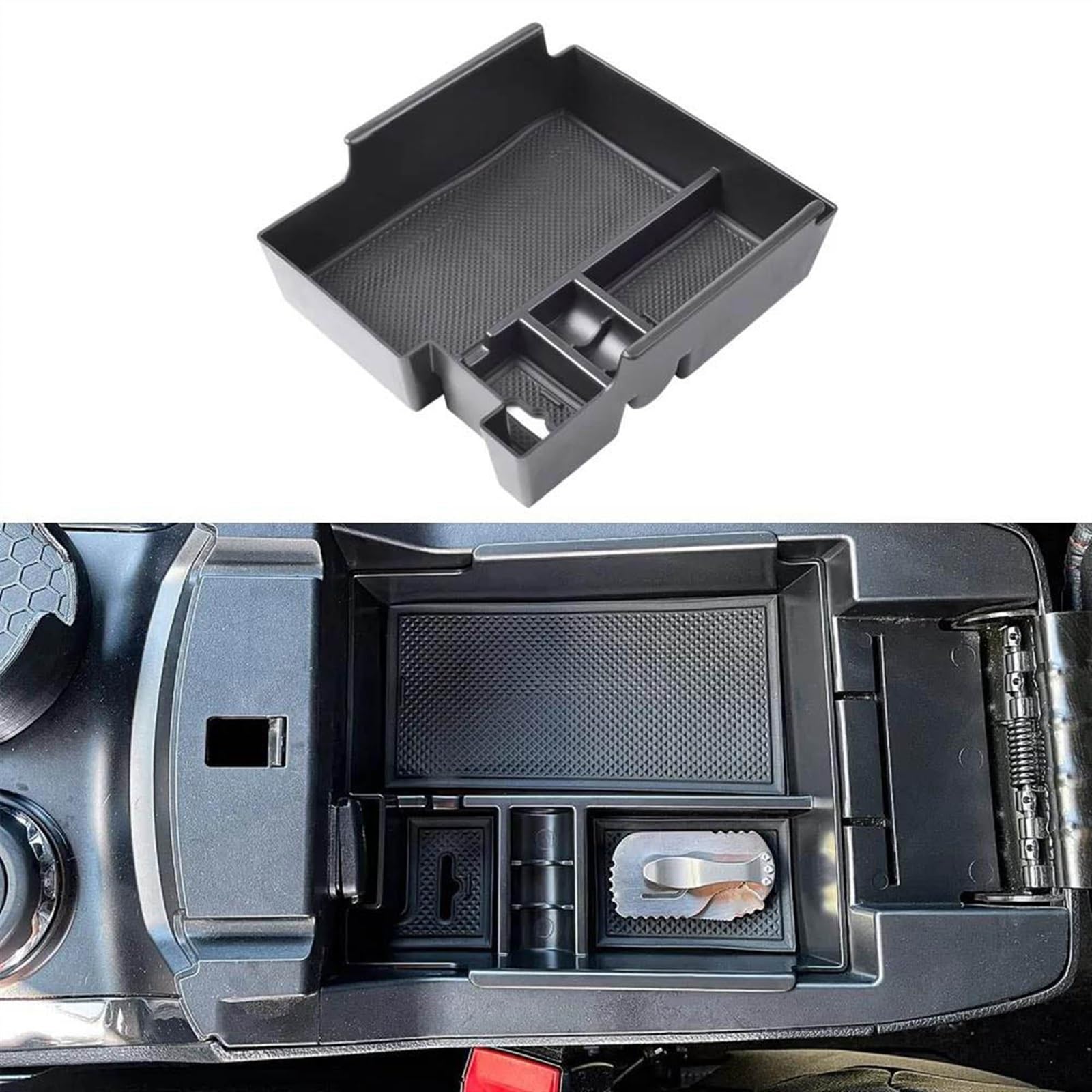 Ruiya per Ford Tourneo Connect 2023 2024 2025 Console Centrale Portaoggetti, Organizer da Braccioli per Console Centrale Consolle Braccioli Vano Contenitore Portaoggetti Tourneo Connect Accessori