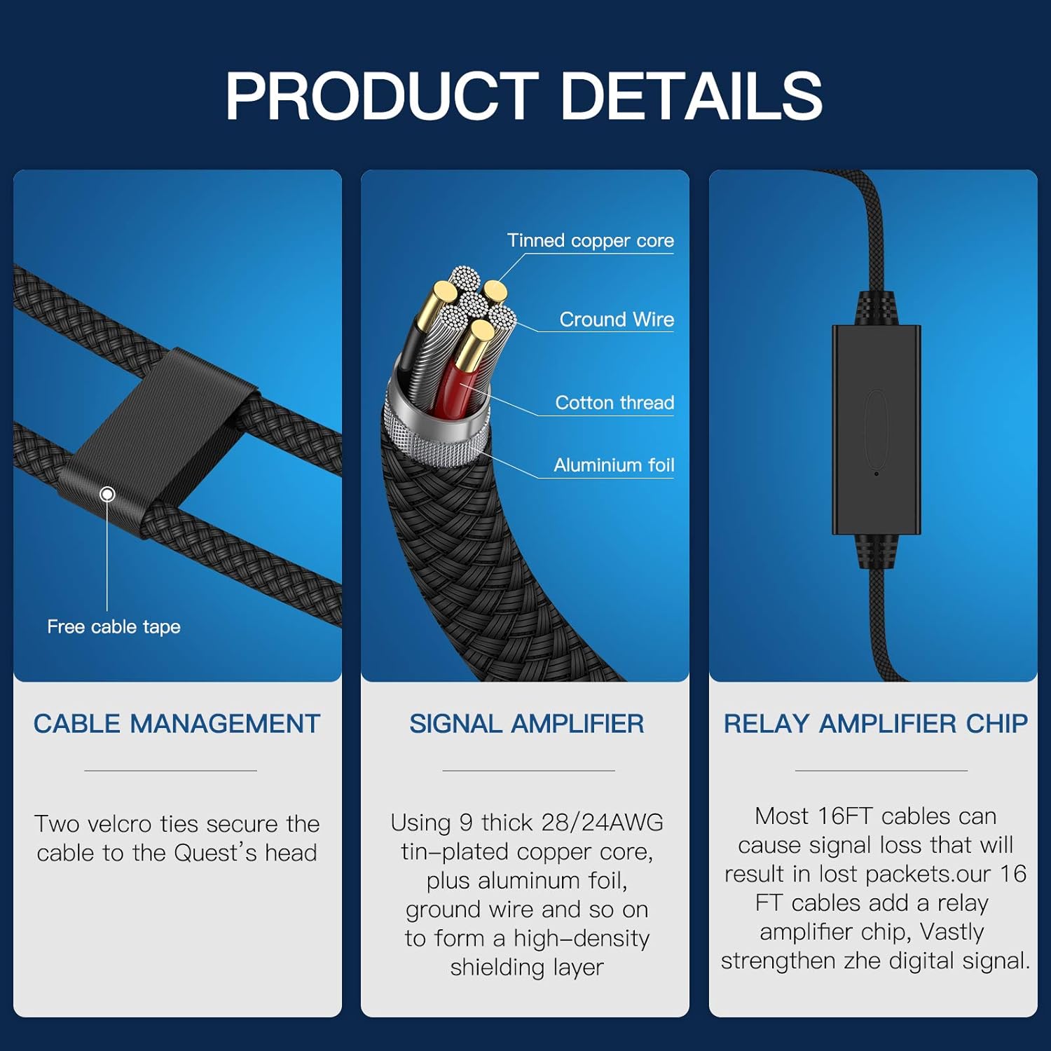 Rеvіеw Compatible for Oculus Quest 2 Link Cable 20FT, USB C to USB C/A 2 in 1 Cable for Quest 1/2 Oculus VR Headset to a Gaming PC, High Speed Data Transfer with Relay Amplifier Chip USB 3.2 Exсluѕіvе Dіѕсоunt 50% Prісе Compatible for Oculus Quest 2 Link Cable 20FT, USB C to USB C/A 2 in 1 Cable for Quest 1/2 Oculus VR Headset to a Gaming PC, High Speed Data Transfer with Relay Amplifier Chip USB 3.2