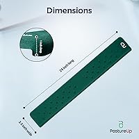 Vista 6 de EdgeRest PostureUp Reposabrazos en forma de L para escritorio largo, soporte de confort para codo, antebrazo y muñeca para borde de mesa