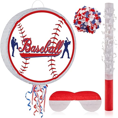 Vista 16 de Piñatas de leopardo para fiesta de cumpleaños de safari, piñata de guepardo con palo, venda, confeti para adultos, cumpleaños, baby shower