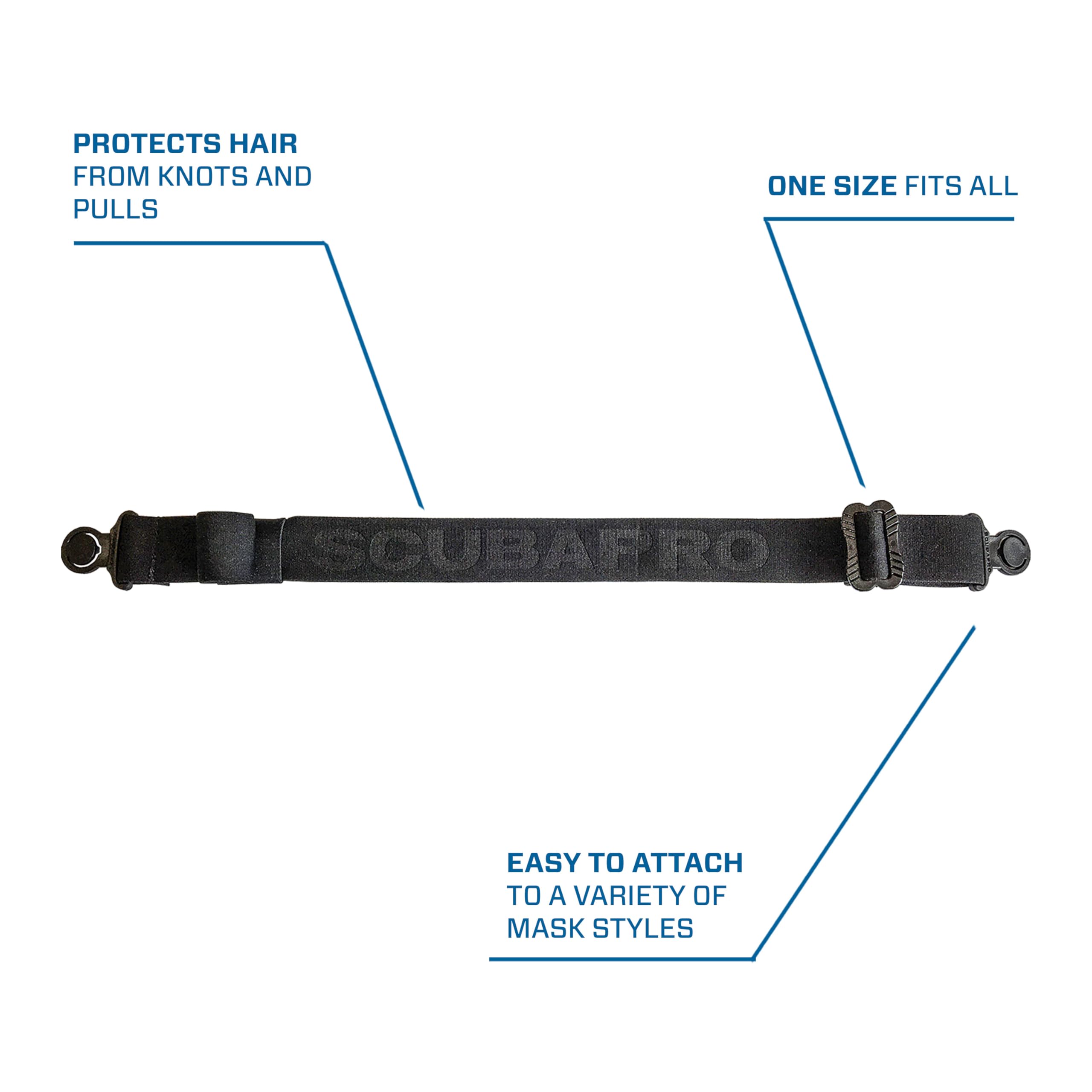 SCUBAPRO Comfort Strap - Kit di erogatore per immersioni in acqua fredda, confezione da 1