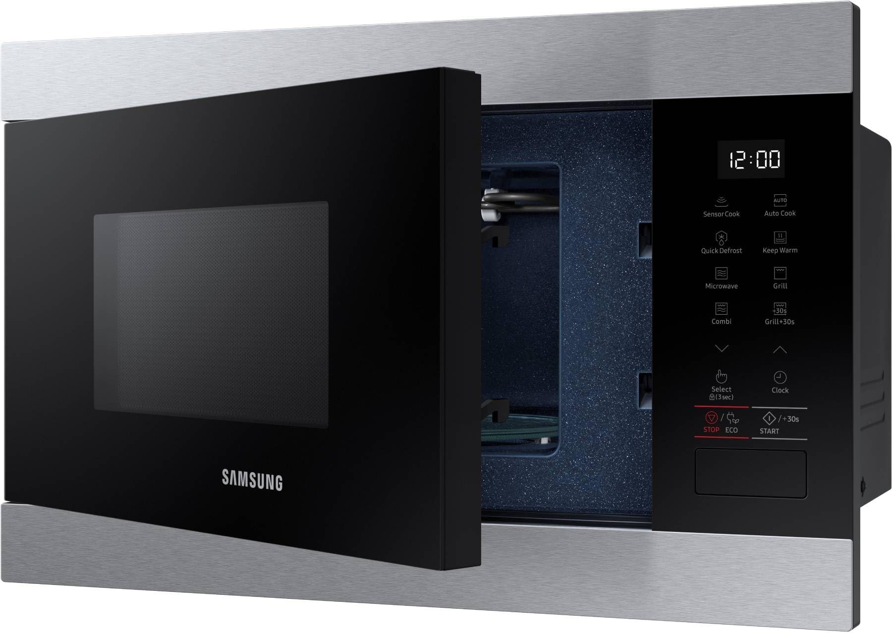 SAMSUNG Micro ondes Grill Encastrable MG22M8274AT 22 litres, Grill, AutoCook