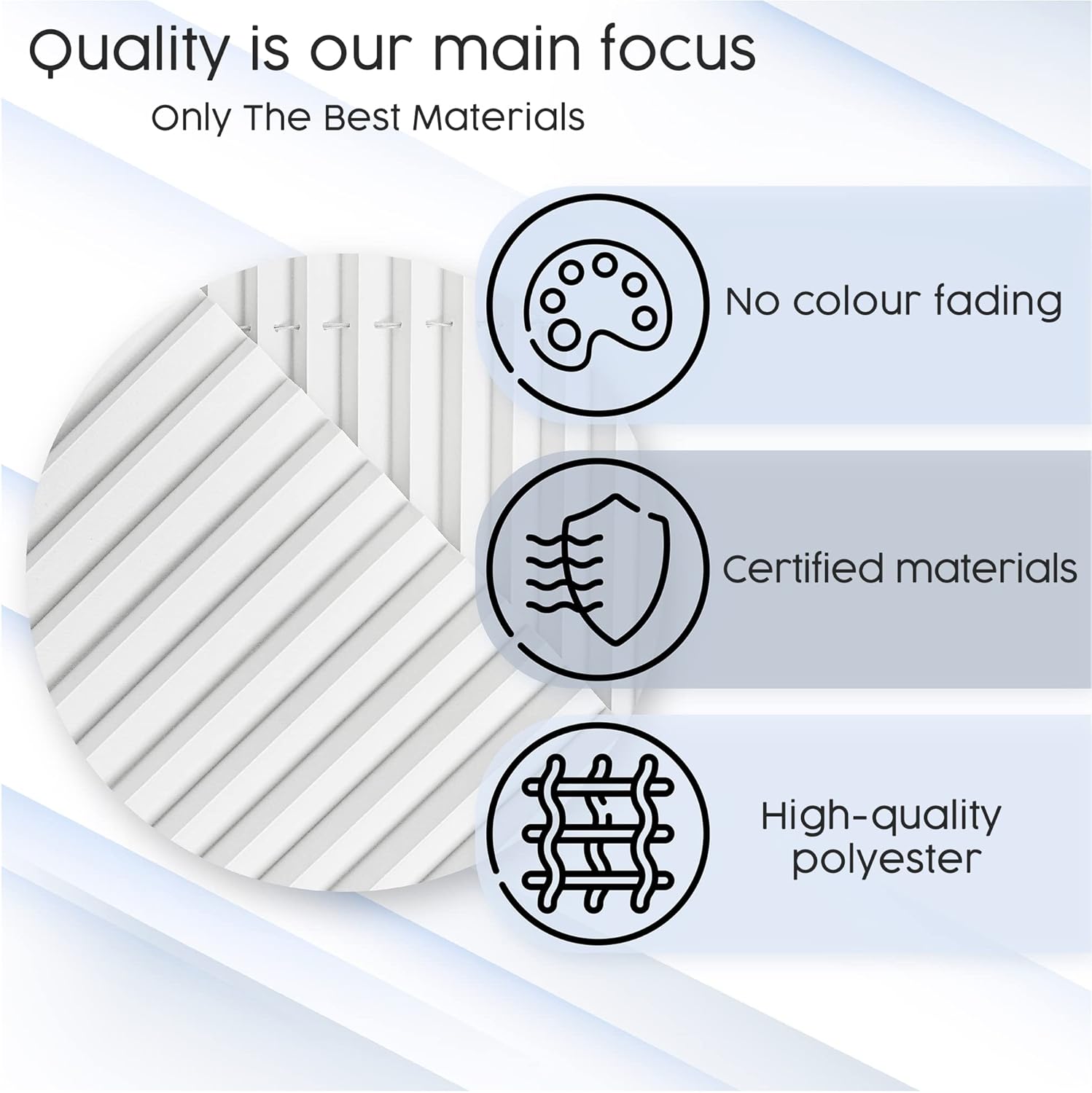 Concept Crystal Pleated Blinds for Tilt-and-Turn and Casement Windows (Ideal for US Homes) - Custom Made, Drill Installation - Premium Collection (Height from 59" to 90"(150 cm to 230 cm))