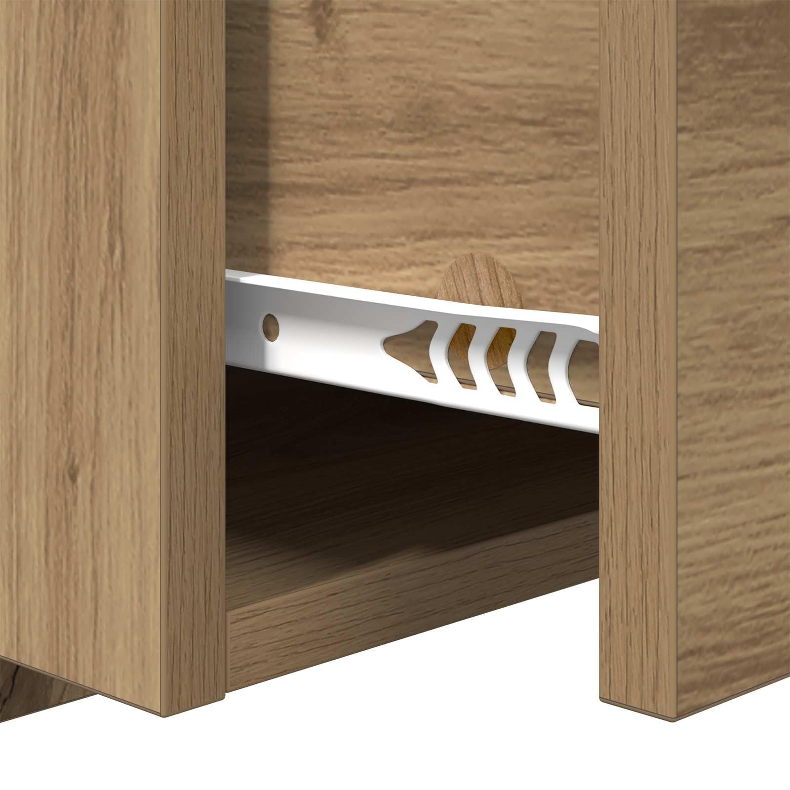 vidaXL Cabecero con Mueble 3 uds. Roble Artisan Madera de ingeniería