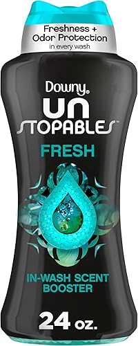 Downy Unstopables - Perlas potenciadoras de aroma en el lavado, aroma Fresh, 24oz