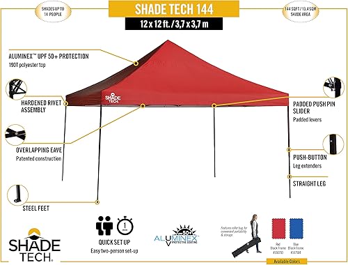 Miniatura 3 de Quik Shade Toldo de pierna recta de 12 x 12 pies