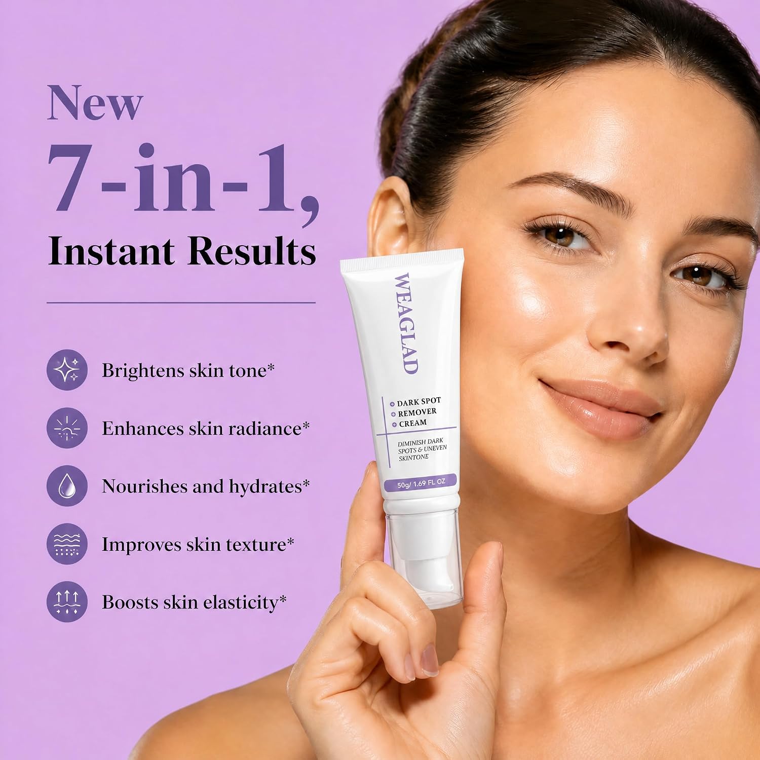 Dark Spot Remover Cream for Face & Body - Corrector Cream for Hyperpigmentation, Sun Spots, Freckles, Melasma, Even Skin Tone for Face Body All Skin Types, 1.69 fl oz thumbnail
