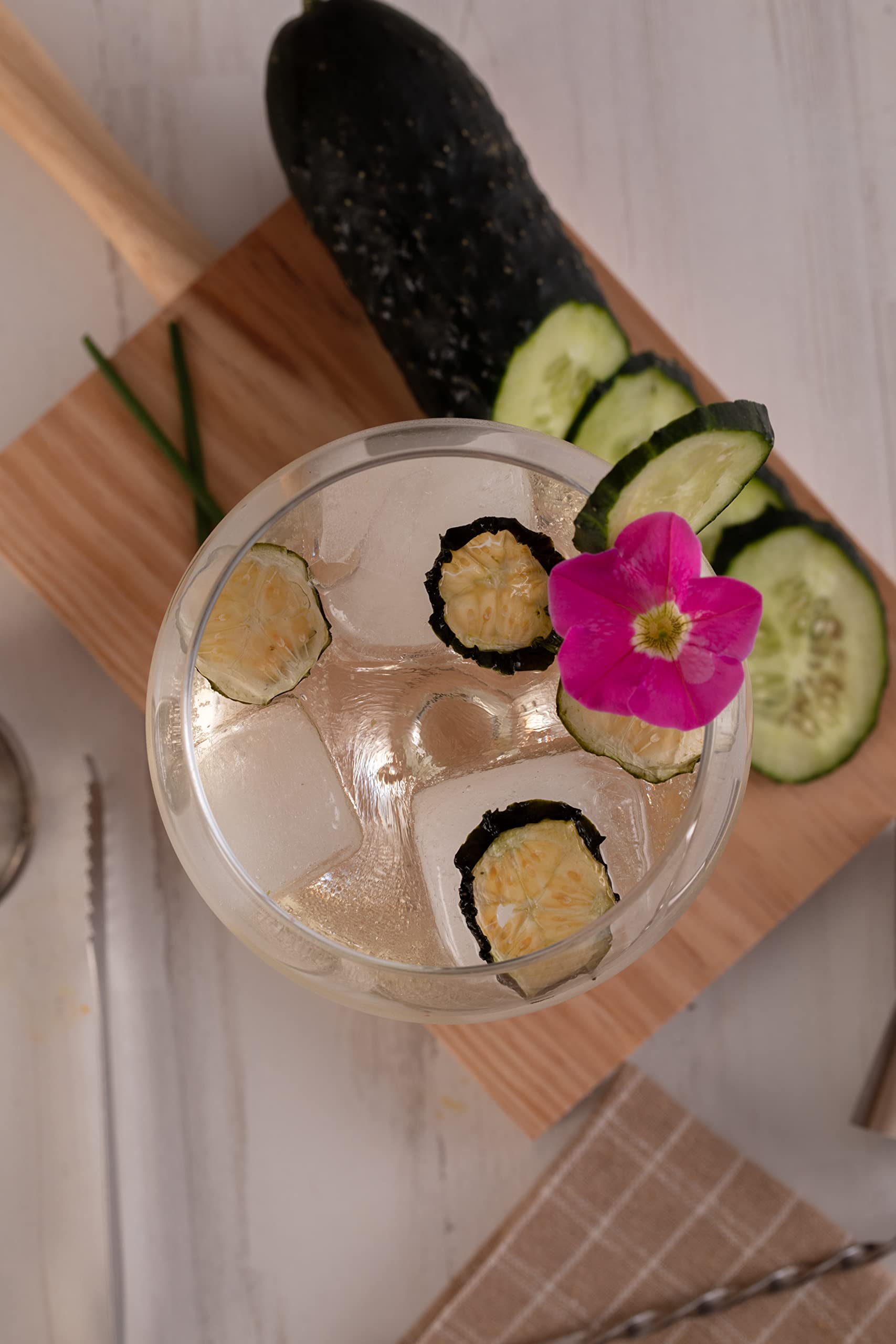 Pepino Deshidratado para Cocteles 100 Rodajas 45GR Orgánico Natural sin Azucares
