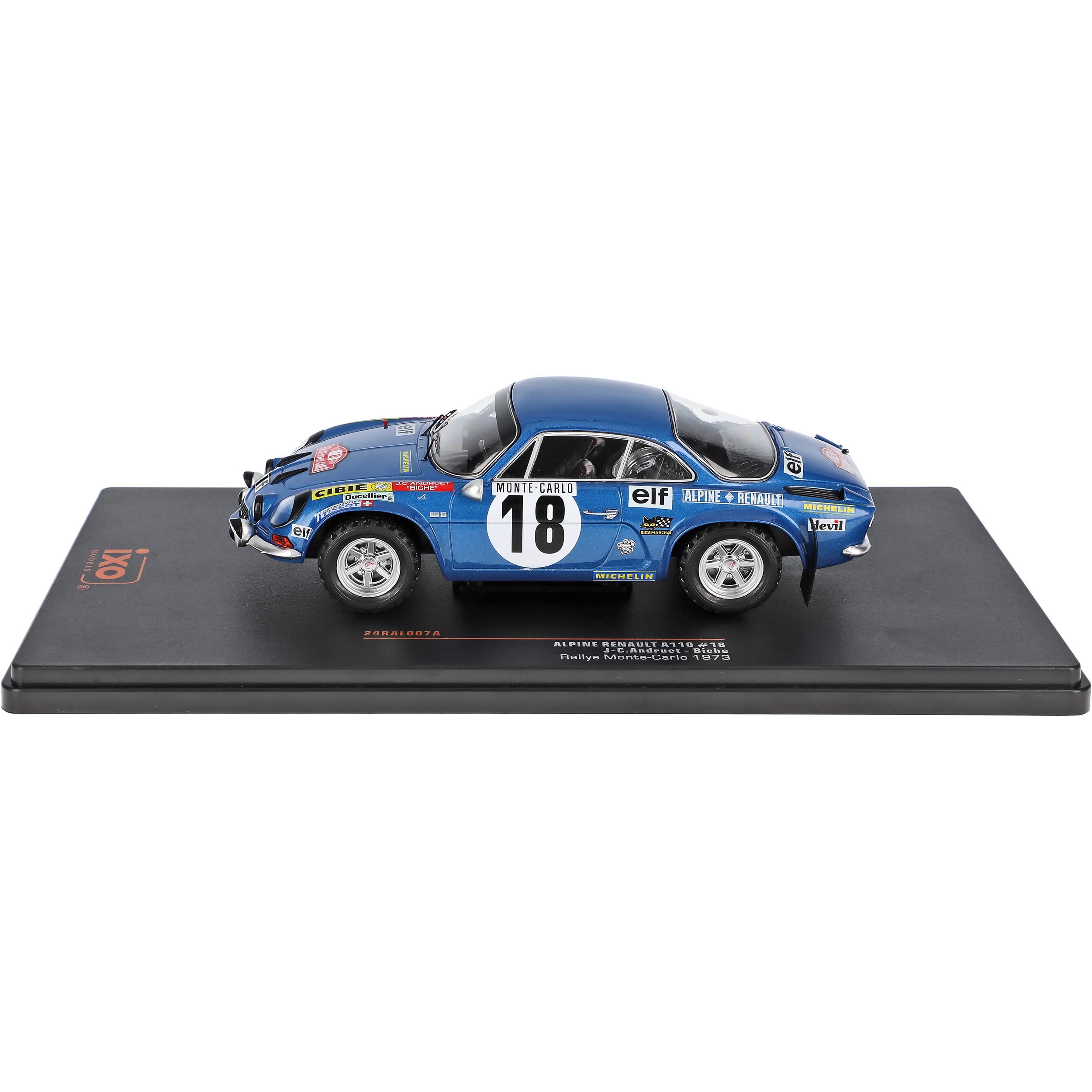 Generisch Renautl Alpine A110 Rally Monte Carlo 1973 Andruet Biche Blau 1961-1977 1/24 Ixo Modell Auto Modellcarsonline Modell Auto