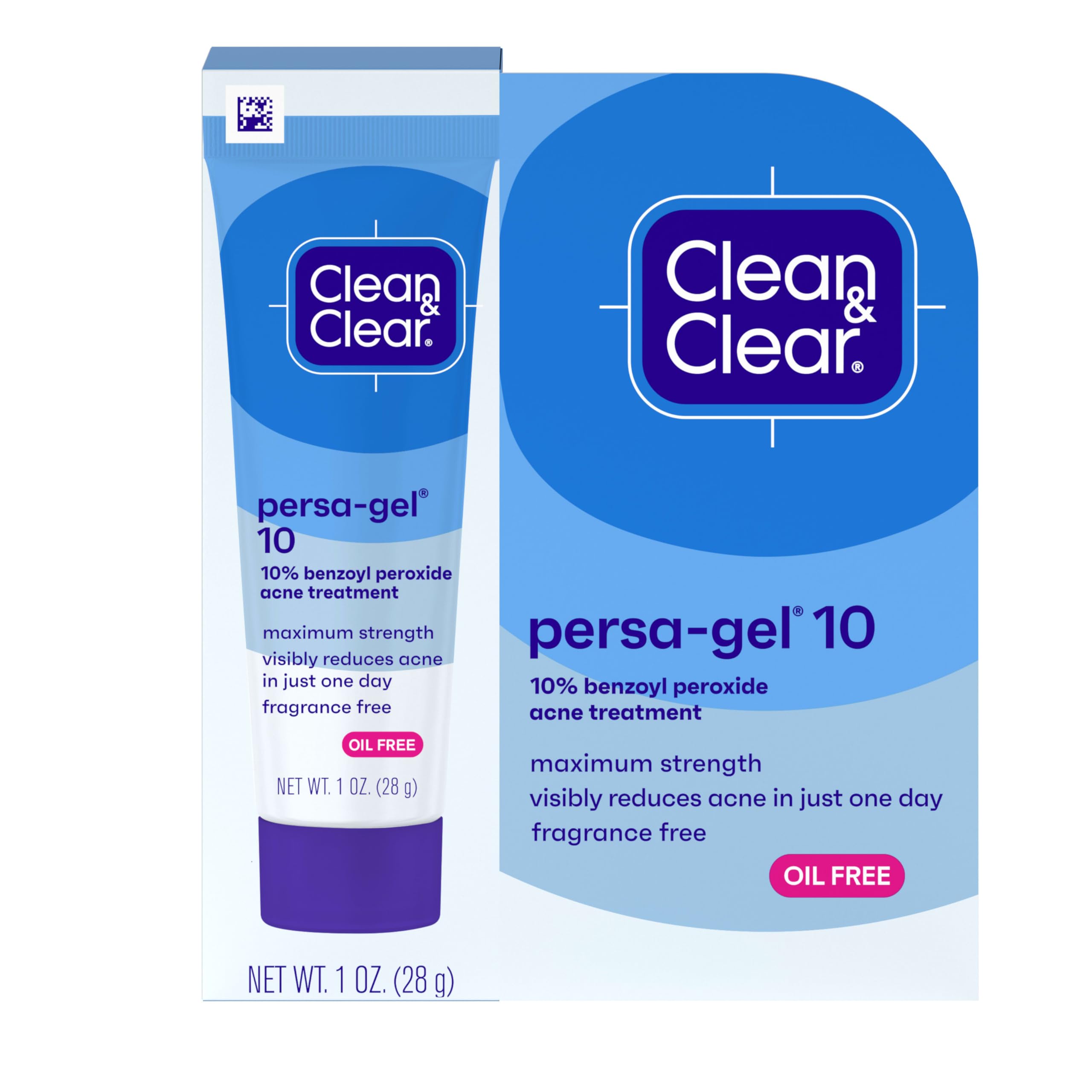 Clean & Clear J&J Acne Tr M/S Maximum Strength Persa-Gel 10 (1z)