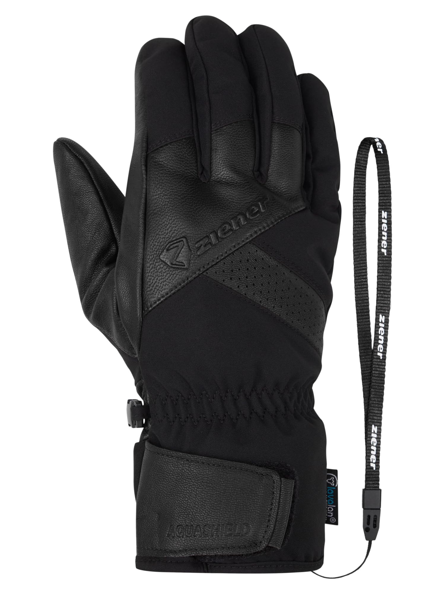 Ziener Herren Getter-Z Ski-Handschuhe/Wintersport | wasserdicht Wolle Thermoshield