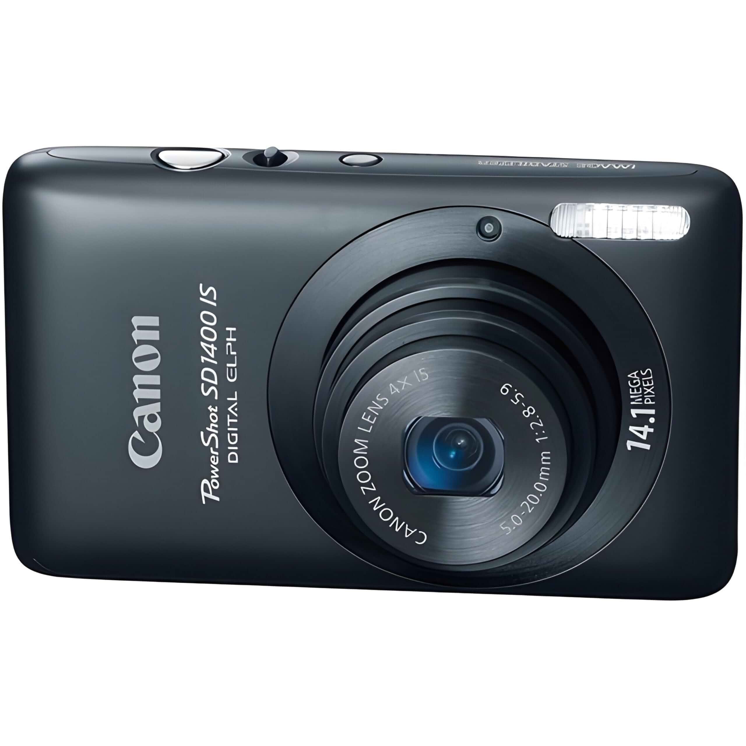 CanonPowerShot SD1400 IS 14.1 MP Digital Camera with 4x Wide Angle Optical Image Stabilized Zoom and 2.7-Inch LCD (Black) Ultracompact