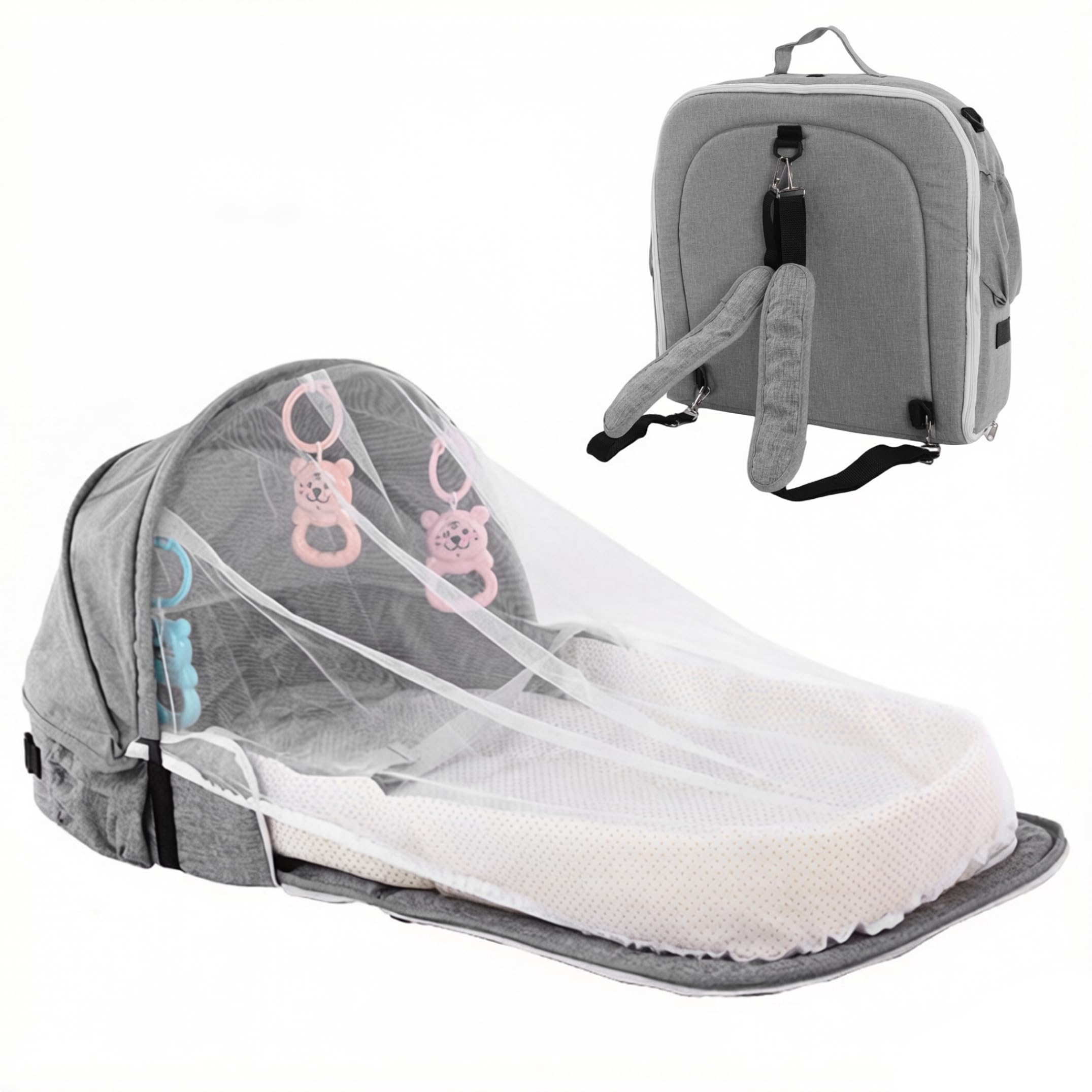 Nids de bébé couffin de lit co-dodo portable et léger avec filet