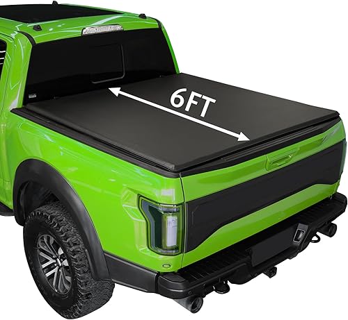 Perfit Liner Cubierta enrollable suave para caja de camioneta para Toyota Tacoma 2016-2023 de 6 pies (74 pulgadas) Fleetside (no para escalón)