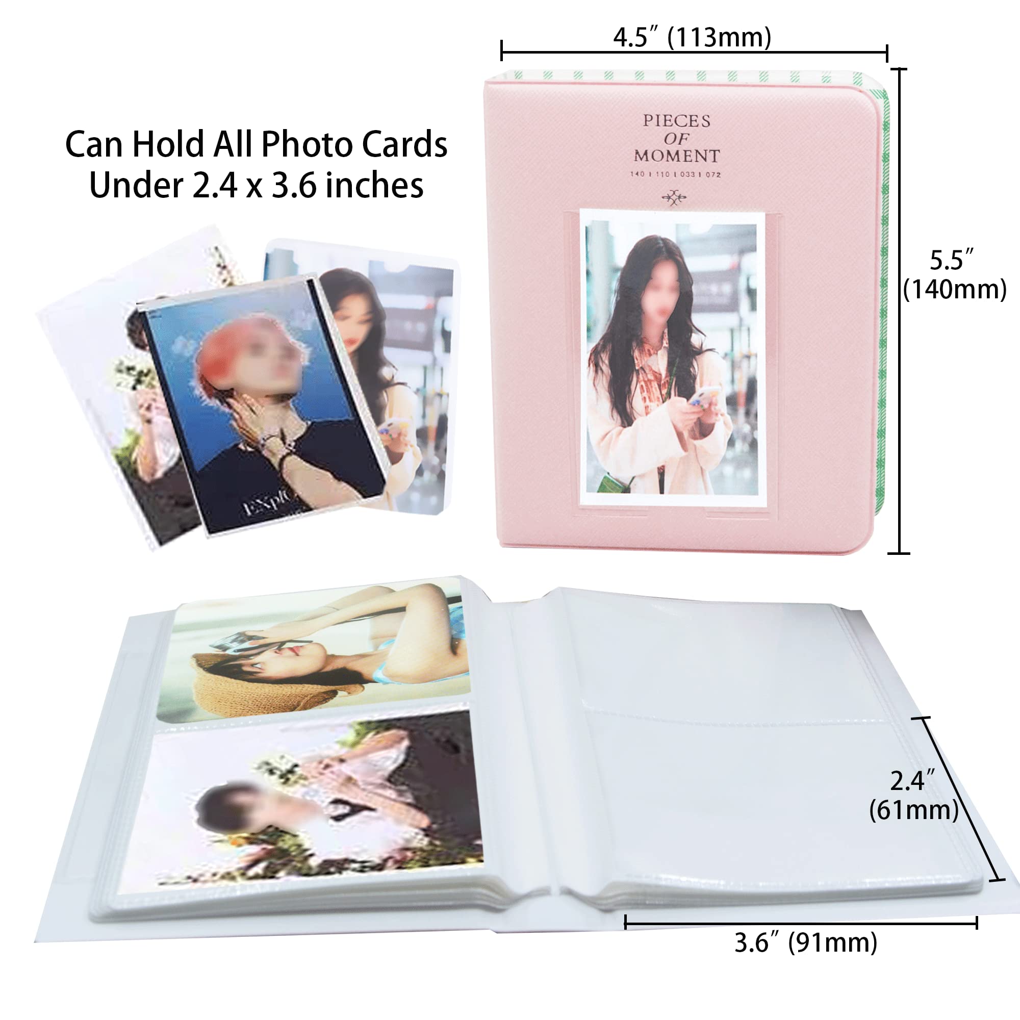 Kpop Photocard Holder Book Cute Photo Card Holders Kpop Photocard