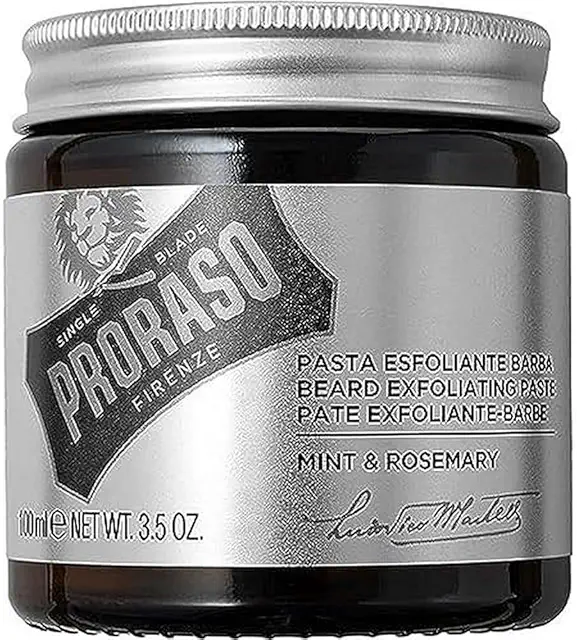 Proraso Pâte Exfoliante Barbe 100 ml - Gommage Visage et Barbe Profond