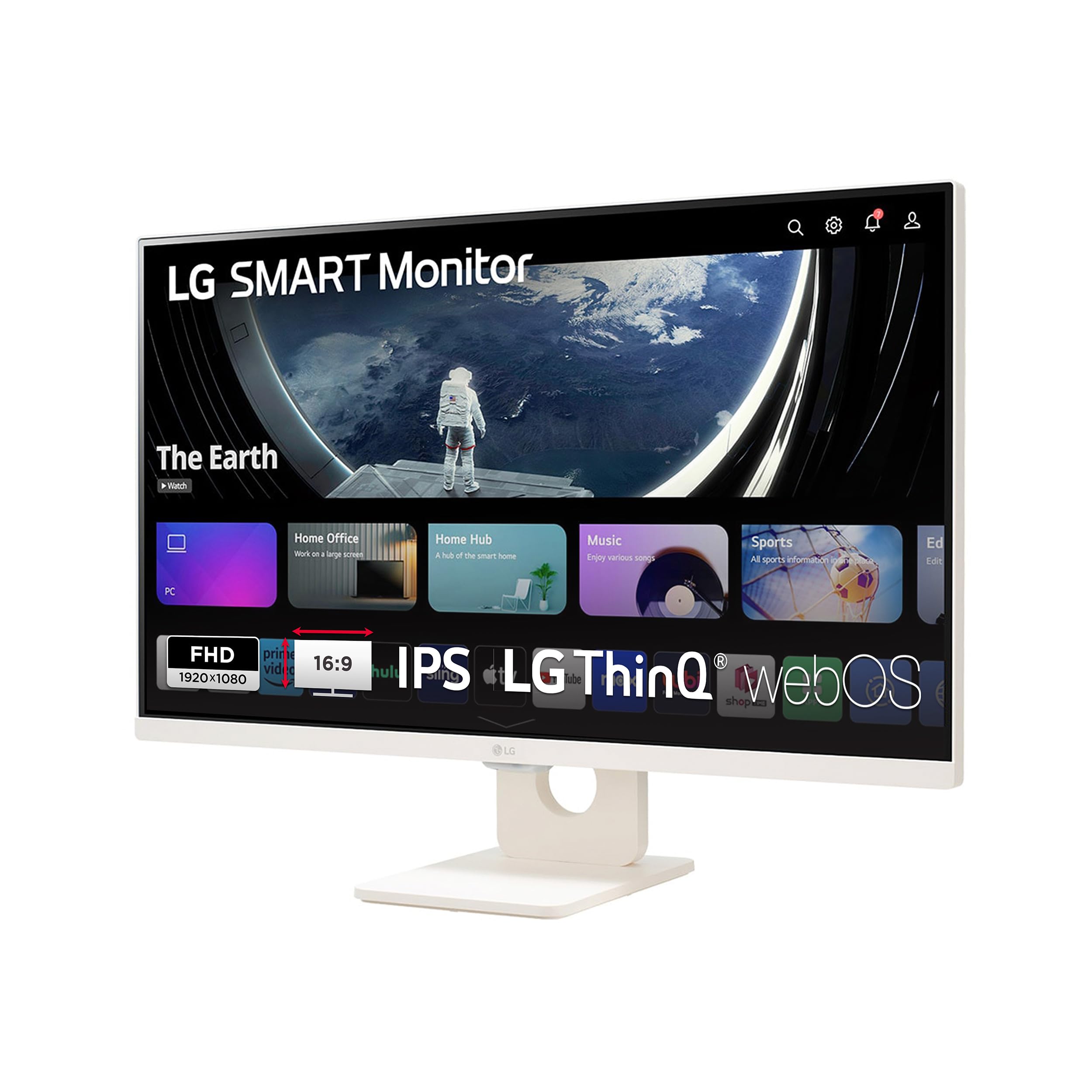 LG Electronics 27SR50F-W.AEU Full-HD Multimedia IPS-Monitor 27 