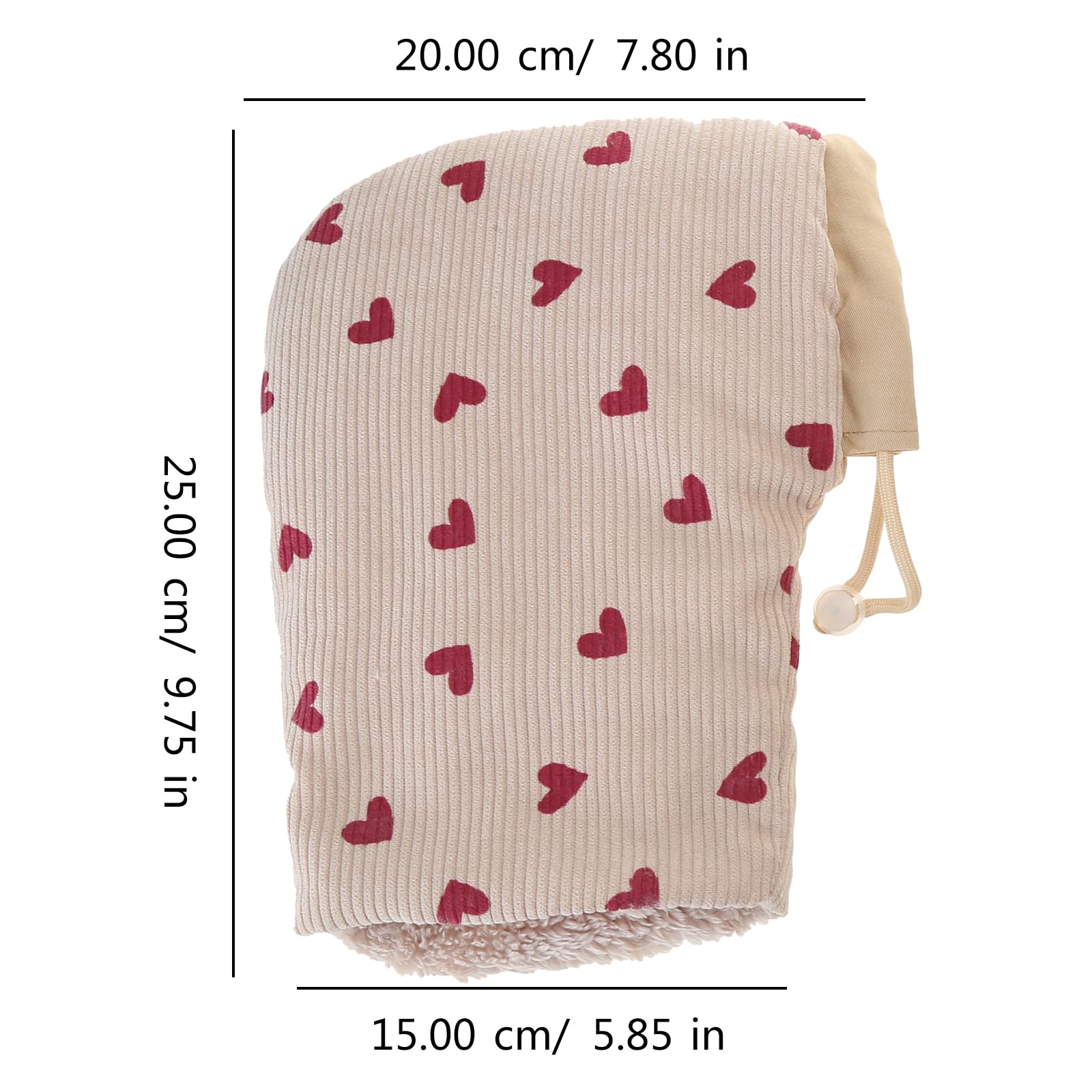 Gants d'hiver multi-usages épais et doux pour garçons et filles avec cadeau chaud Manchons de guidon pour enfants chauds et élégants Manchons de guidon multi-usages épais et confortables à