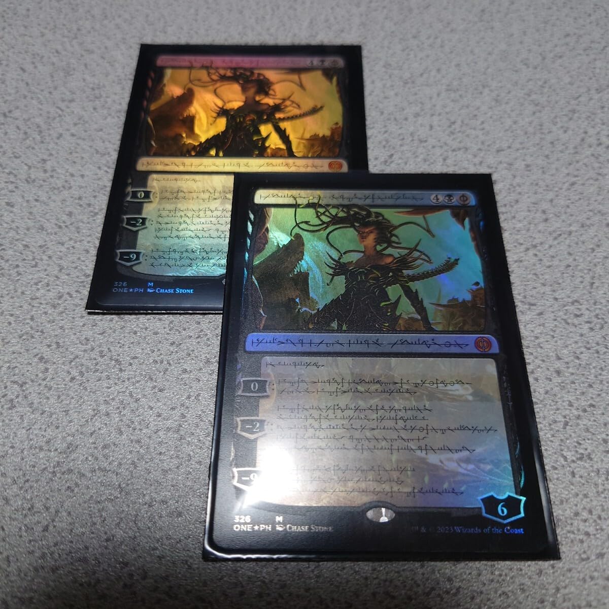 Amazon.co.jp: MTG ONE 裏切り棘、ヴラスカ ファイレクシア語foil 二枚 