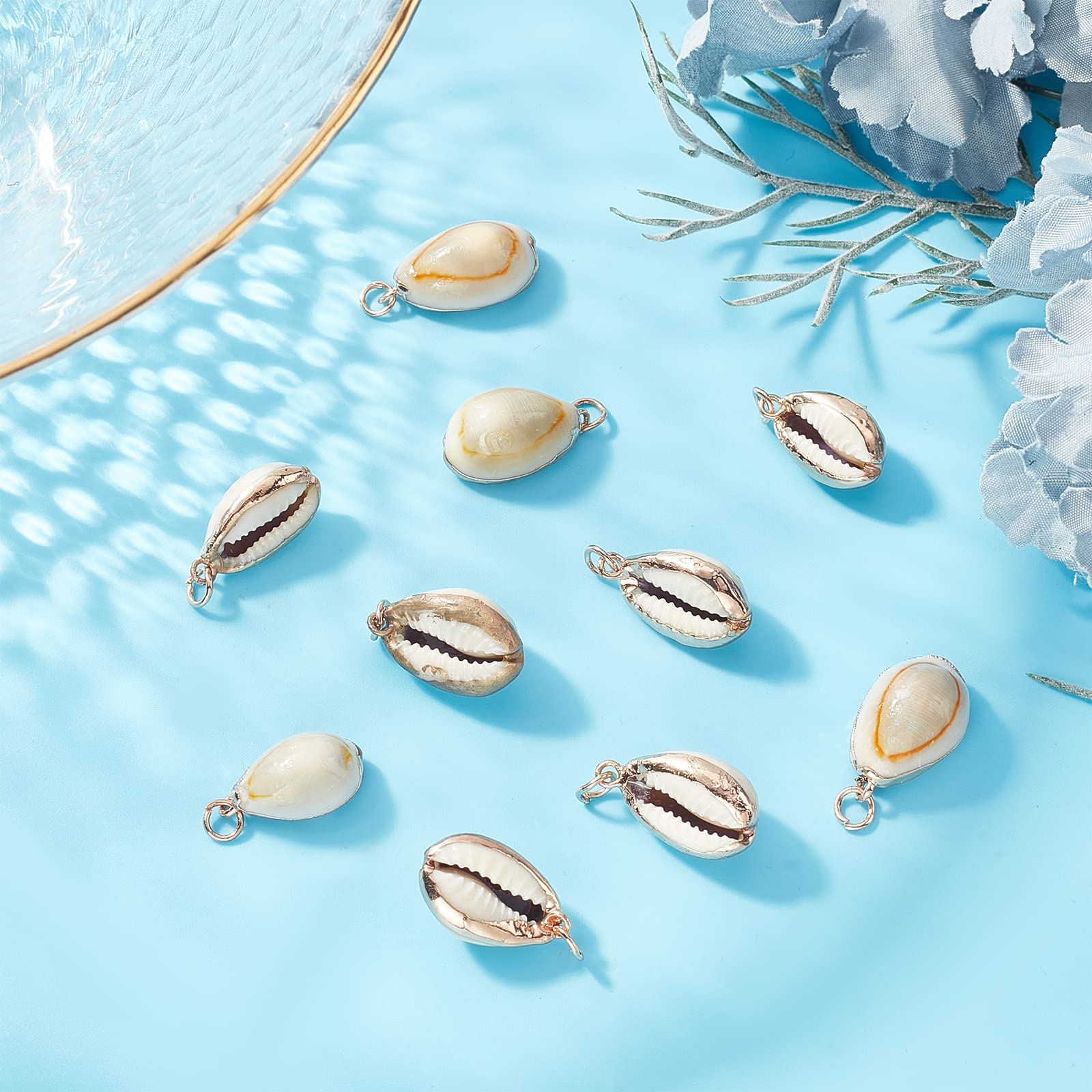 Conchiglia placcato oro naturale conchiglia conchiglia blu capesante ciondolo gioielli da te bracciale vento carillon per le donne e gli uomini| Alibaba. com
