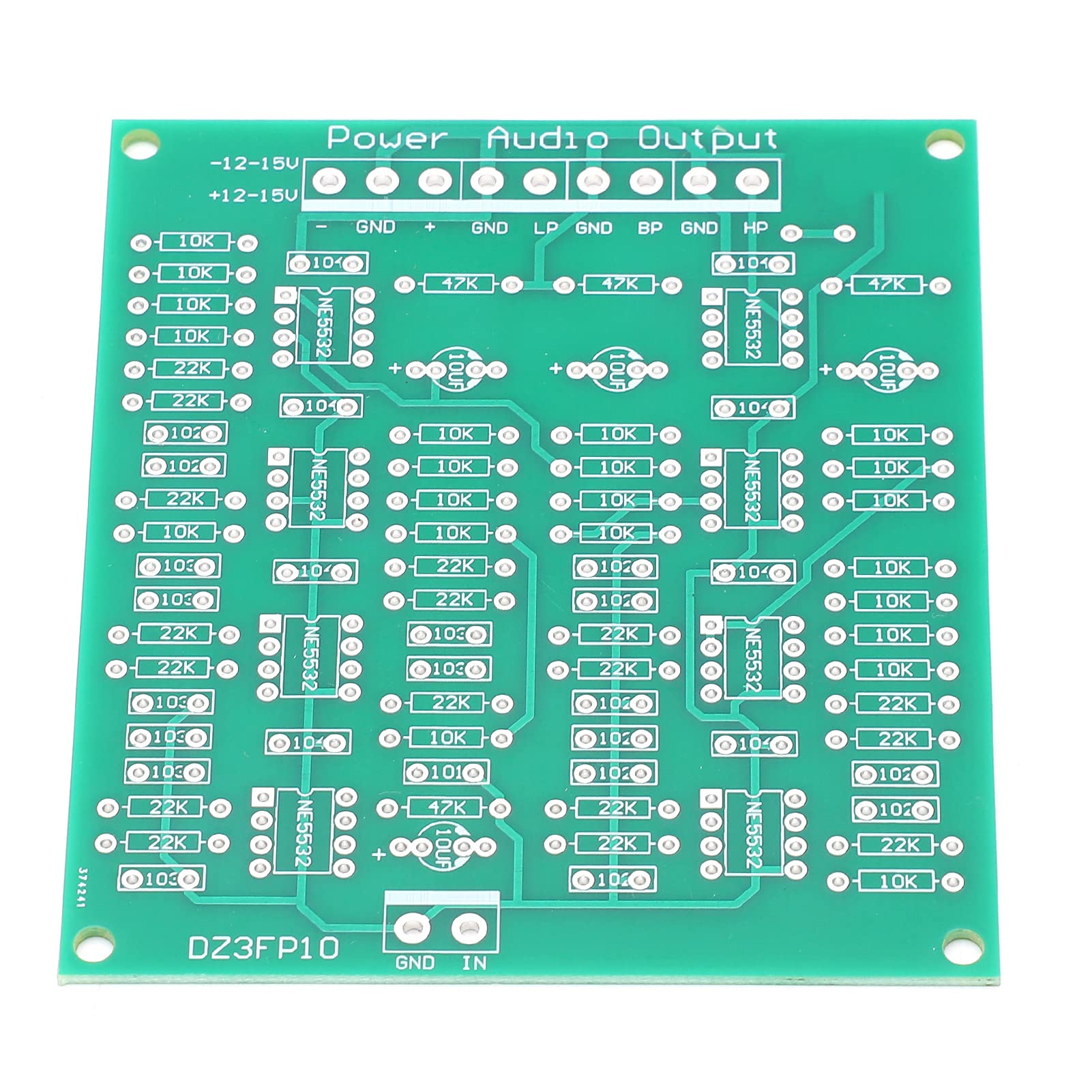 Modulo preamplificatore NE5532 uscita a 3 stabile